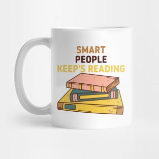 Smart People Keeps Reading Mug